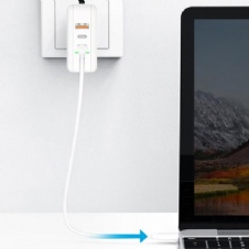 GaN65W PD charger 3ports